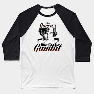 the queens gambit netflix series BethHarmon fan works graphic design by ironpalette Baseball T-Shirt